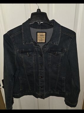 Sonoma Dark Wash Denim Jacket - Dark Blue